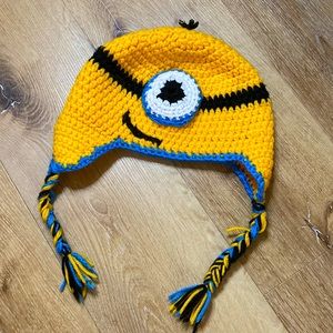 Crochet Minions Toque, Stuart from Despicable Me.